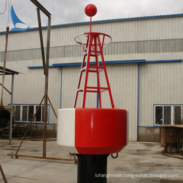 HBF 1.8m Gfrp Marine navigation buoy marine water maker with solar panel